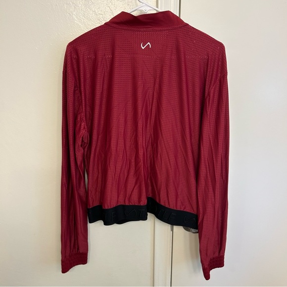 TLF Perforated Mesh Maddox Jacket Red Black Active Lightweight Size Large - Picture 7 of 10